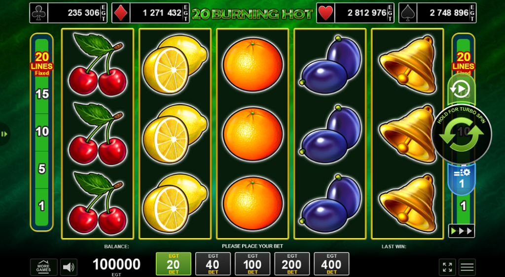 How to Play 20 Burning Hot?