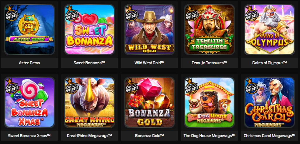 Popular Titles from Pragmatic Play