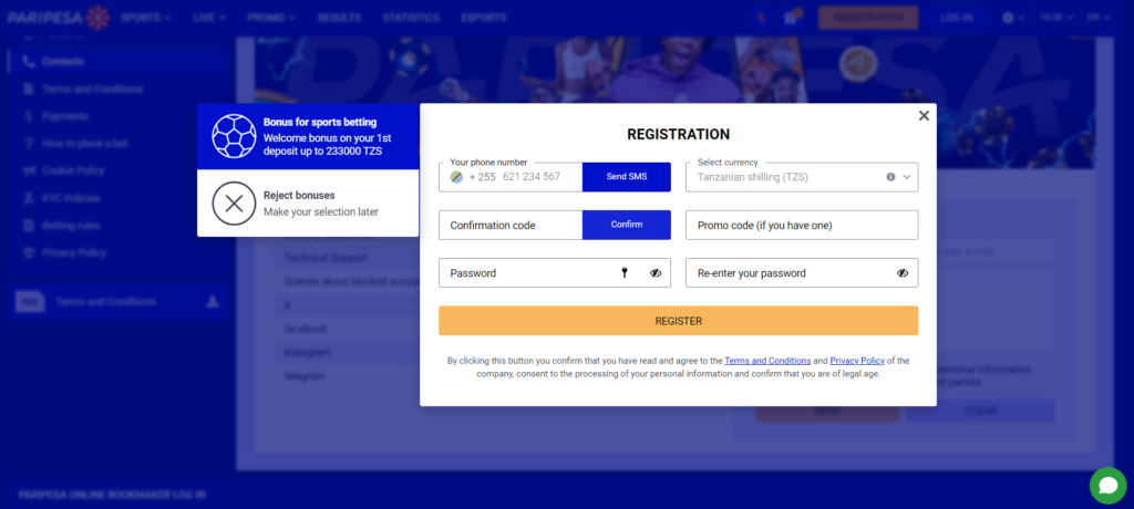 Registration Process